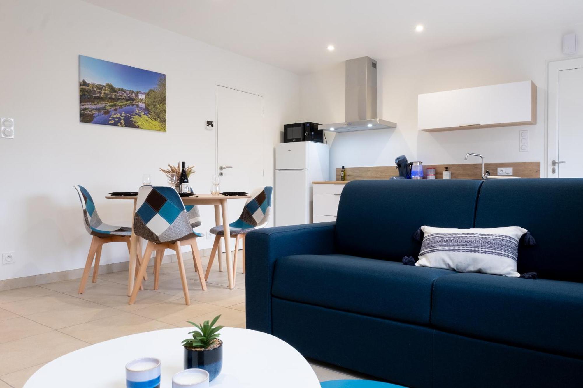 Appart Hotel La Gacilly-Centre Ville-Spa-Parking 외부 사진